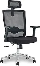 MAHMAYI OFFICE FURNITURE Sleekline High Back Office Chair, Black, Slt01Bbblk