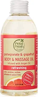Petal Fresh Pure Pomegranate & Grapefruit Firming Daily Body Oil, 5.5Oz (163Ml)
