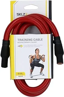 Sklz Resistance Strenght Training Cable, Medium, 50-60 Lbs, Red