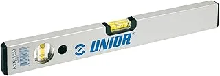 UNIOR 610716 - Alu spirit level, quality aluminium profile, fitted with shock-proof plexiglass vials, 300 mm Length