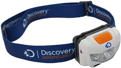 Discovery Adventures Headlamp-D200-Li, Smart Light Sensor By Hirmoz - Max 200Lm, 4500K +2Pcs 6500K Domestic Lamp - For Camping,Hiking, Fishing