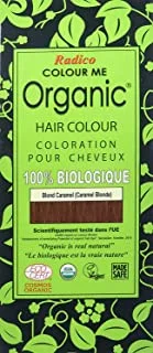 Radico Organic Hair Colour Powder, Caramel Blonde - 100G