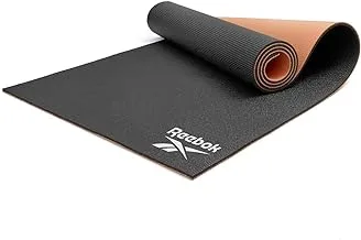 Reebok Double Sided 6mm Yoga Mat - Black/Desert DUSt