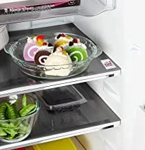 Fun Homes 6 Pieces Pvc Refrigerator/Fridge Multipurpose Drawer Mat Set (Black)