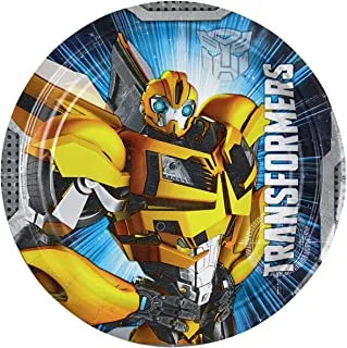 Party Centre Amscan EUrope Transformers 2 Plates 7In, 8Pcs