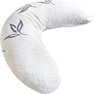 Moon Heat Regulating Pillow |V-Shaped Pillow| Babmboo Fabric | Pregnancy Pillow | Support Pillow