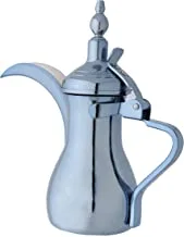 السيف K396096 / XS / SBL دلة قهوة عربية من الستانلس ستيل ، 20 أونصة ، أزرق فاتح