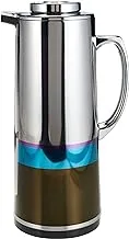 Royalford 1.6L Silver Vacuum Flask - Stainless Steel Keeping Hot/Cold Long Hour Heat/Cold Retention, Multi-Walled, Hot Water, Tea, Beverage | Ideal For Social Occasion & Outings | 1 Year Warranty