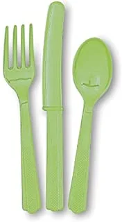 Lime Green Cutlery 18ct