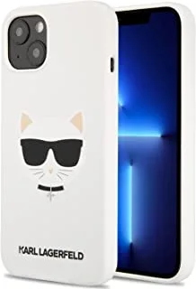 Karl Lagerfeld Liquid Silicone Case Choupette Head For iPhone 13 (6.1