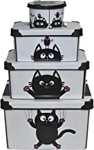 A Style Decorative Storage Box - 4 Medium Sizes, Meow Black Style, Tr001-01