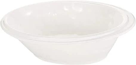 ServeWell 26.5 سم وعاء هوريكا الكندي ، أبيض ، ميلامين