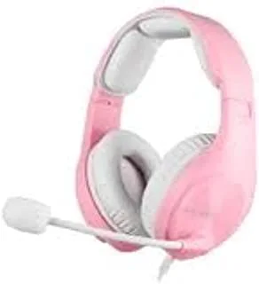 Sades A2 Gaming Headset For Xbox One, Playstation 4 And Playstation 5 With Microphone For Nintendo Switch And Playstation (Pink), Wired