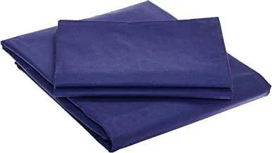 IBed home Royal Blue King Size, 250 X 240 Cm 144 Thread Count 3 Piece Bedding Set, Cotton Material