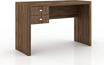 Tecnomobili Office Desk With 2 Drawers, Brown, ME4123, MDP