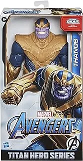 Marvel Avengers Titan Hero Series Blast Gear Deluxe Thanos Action Figure, 30-cm Toy, Inspired byMarvel Comics, For Children Aged 4 and Up