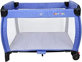 Baby PlUS Bp7580 Baby Playard 107 X 75 X 78 Cm, Blue - Pack Of 1