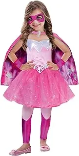Amscan EUrope Barbie Super Power Princess Costume, 999341, 8-10 Years, Pink