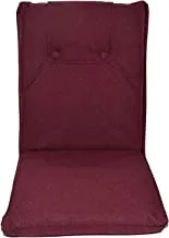 ME Foldable ground camping chair 3 levels - wool Al1415- Dark red