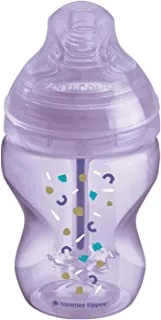 Tommee Tippee Advanced Anti-Colic Feeding Bottle, 260Ml X1 - Girl