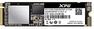 XPG SX8200 Pro 512GB 3D NAND NVMe Gen3x4 PCIe M.2 2280 Solid State Drive, ASX8200PNP-512GT-C
