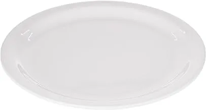 طبق عشاء دائري صغير - 28 سم - أبيض (Mcp-5002-Wh)