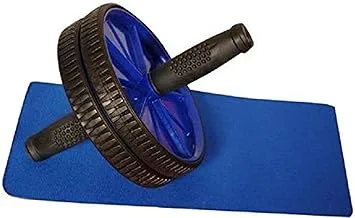 عجلة تمارين رياضية للذراع والصدر من فتنس وورلد ، أزرق ، 2020