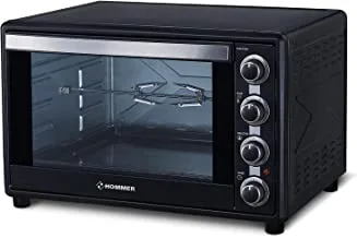 Hommer 60 Liter Electric Oven Double Glass Door with Knob Control| Model No HSA226-07 with 2 Years Warranty