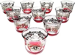 I-Home 12Pcs Cawa Cup Gold Coated- Pink Dk21308-P (Glass)