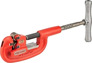 RIDGID 32820 Model 2-A Heavy-Duty Pipe Cutter, 1/8-inch to 2-inch Steel Pipe Cutter,Red,Small