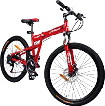 فتنس مينتس دراجة قابلة للطي ، احمر ، FM-F26-03S-RD