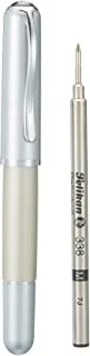 بيليكان R360 Titan-silver Rollerball Pen | علبة هدايا | 6357