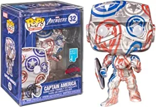 فانكو بوب! سلسلة الفنانين: Patriotic Age - Captain America (Exc) ، Action Figures - 56152