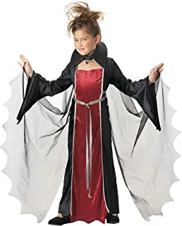 Vampire Girl Child Costume Black/Burgundy (L)