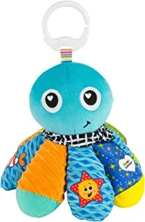 Tomy Lamaze Salty Sam Octopus, Clip On Toy, Blue