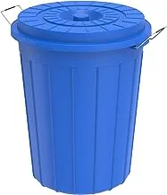Cosmoplast Multipurpose Plastic Drum 80L With Lid For Cleaning, Storage, And Waste Disposal
