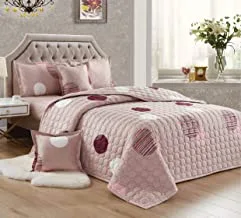 Moon Compressed Comforter Set, 6 Pieces, King Size, Floral, Hxsx-001