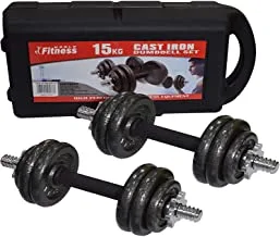Fitness World a full set of weights 15 kg. black