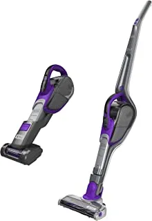 BLACK+DECKER 18V 36Wh Cordless Stick Vacuum Cleaner 2in1 With 2.0Ah Lithium-Ion Battery, 25AW Suction Power, 500ml Dust Bowl+Smart Technology Sensors, Easy Cleaning SVJ520BFSP-GB