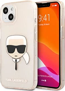 Karl Lagerfeld TPU Full Glitter Karl Head Case For iPhone 13 (6.1