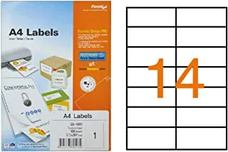 Formtec Label 1400/105x42mm Bx=100sht, FT-GS-1114