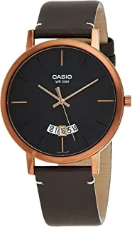 Casio men's wrist watch mtp b100rl 1evdf, black