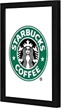 Lowha Starbucks Green Wall Art Wooden Frame Black Color 23X33Cm By Lowha