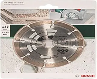 Bosch 2609256413 DIY بها بنفسك أعلى قرص قطع الخرسانة الماسي للخرسانة / الجرانيت ، 115 مم ، 22.23.23