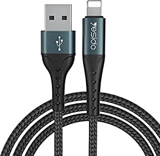 Yesido Premium Data Cable for Lightning Devices(1.2m, Black)