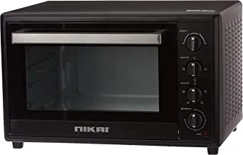 Nikai 100 Liter Electric Oven with Double Glass Door| Model No NT1001RCAX1 with 2 Years Warranty