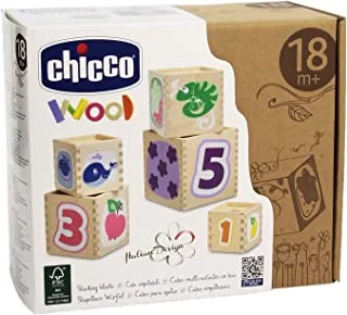 Chicco STACKING WOOD CUBES