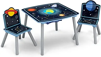 Delta Children Space Adventures Kids Wood Table And Chair Set With Storage -Tt87378Sa-1223