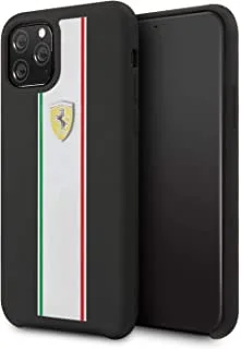 Ferrari On Track & Stripes Silicon Case Iphone 11 Pro - Black
