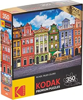 Kodak 350 Pieces Puzzle Asst. Colorful Building, Ponza, Poland